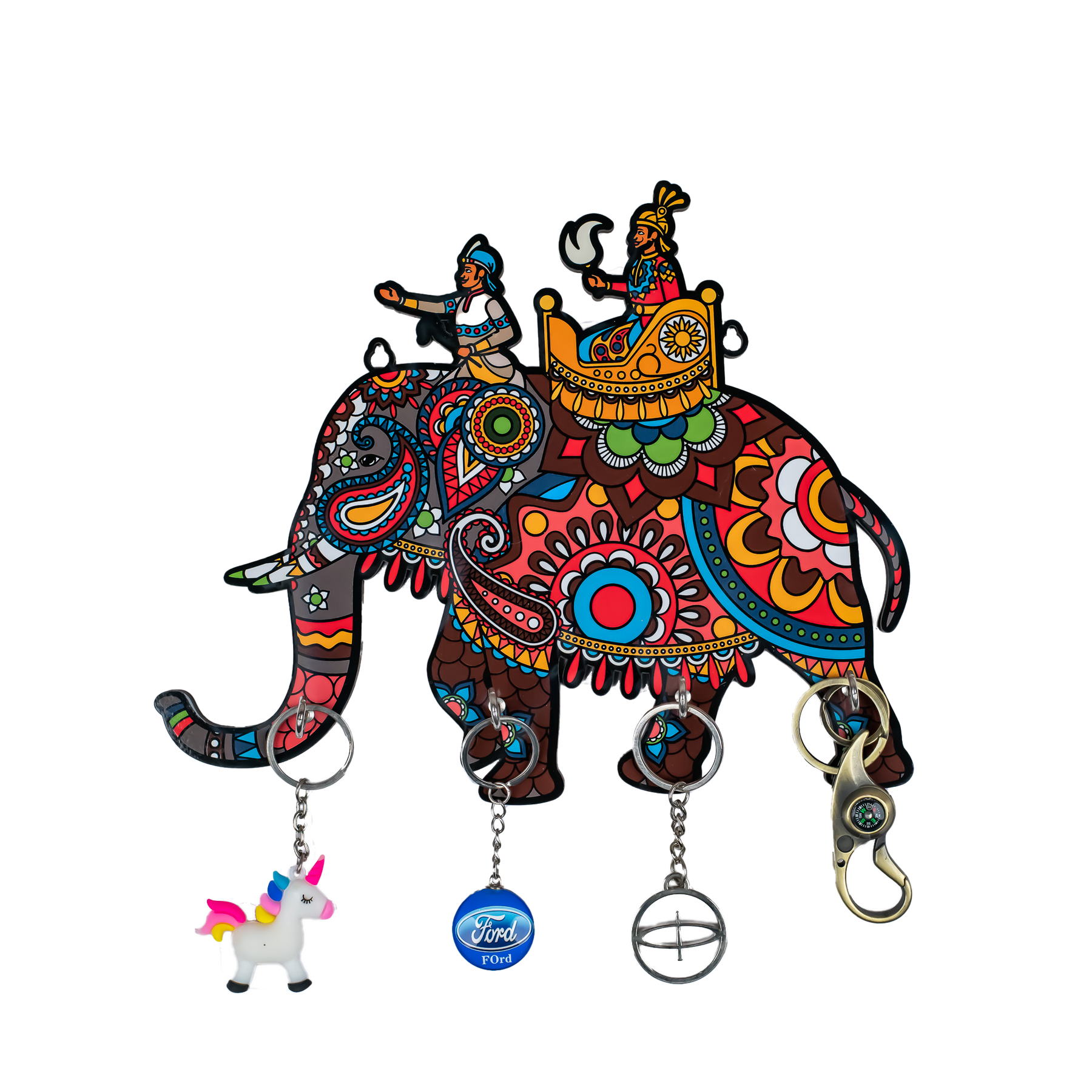 Elephant Key Holder Wall Hanging No Doubt Collective