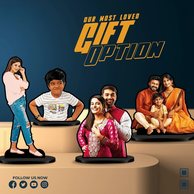 Personalized Diwali Caricature – शुभ दीपावली Special