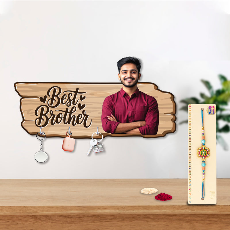Personalized "Best Brother" 3D Key Holder