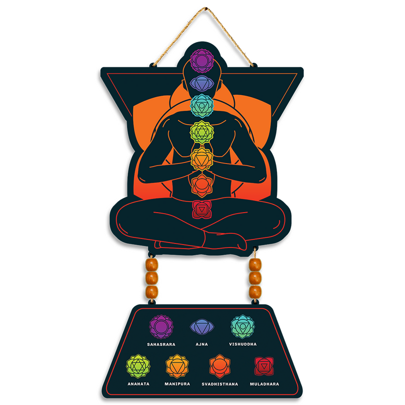 Seven Chakras Wall Hanging