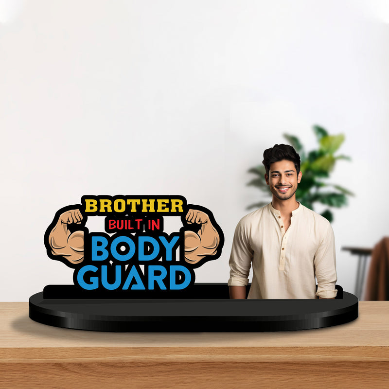 "Brother: Built-In Bodyguard” Caricature Standee