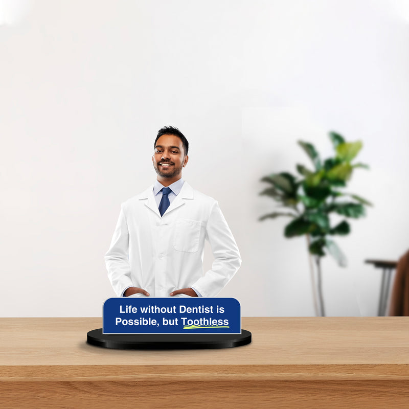 Personalized Dentist Caricature Standee