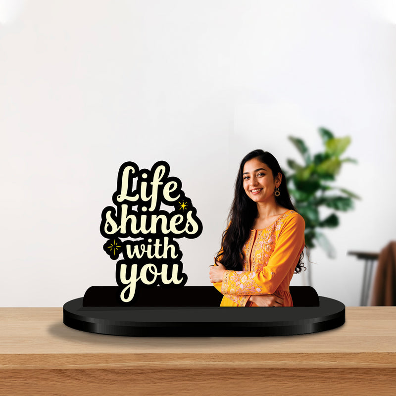 Life Shines With You Personalized Caricature