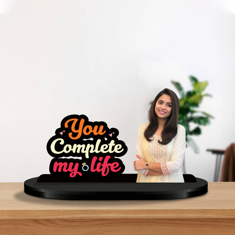You Complete My Life Personalized Caricature