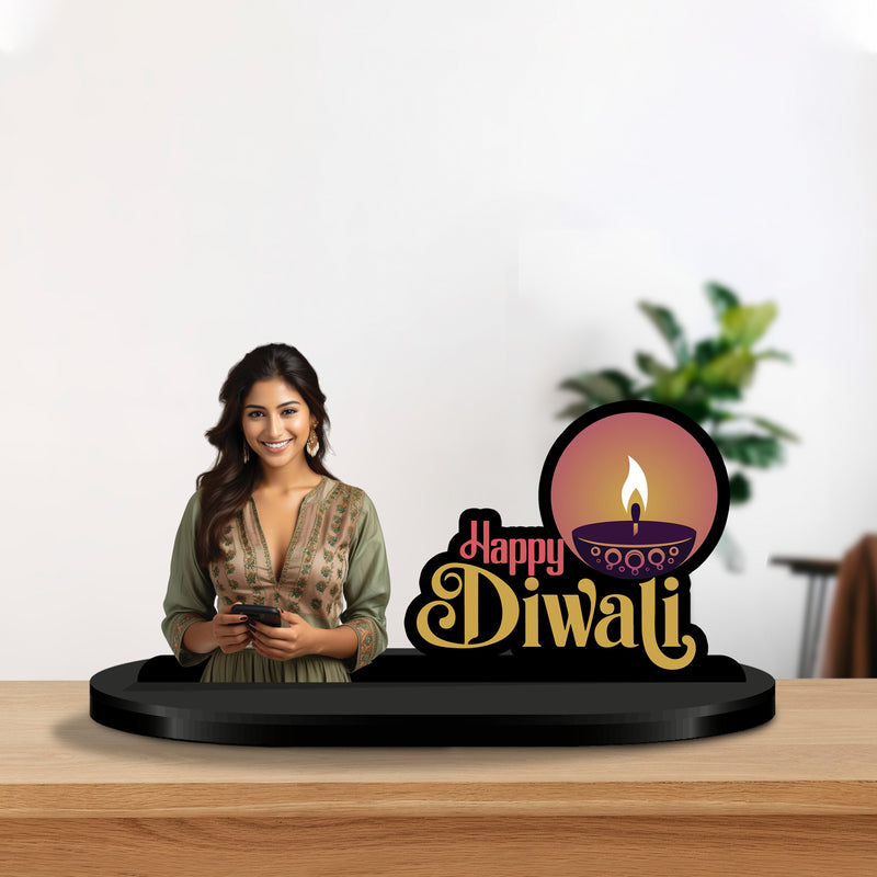 Happy Diwali Personalized Caricature Standee