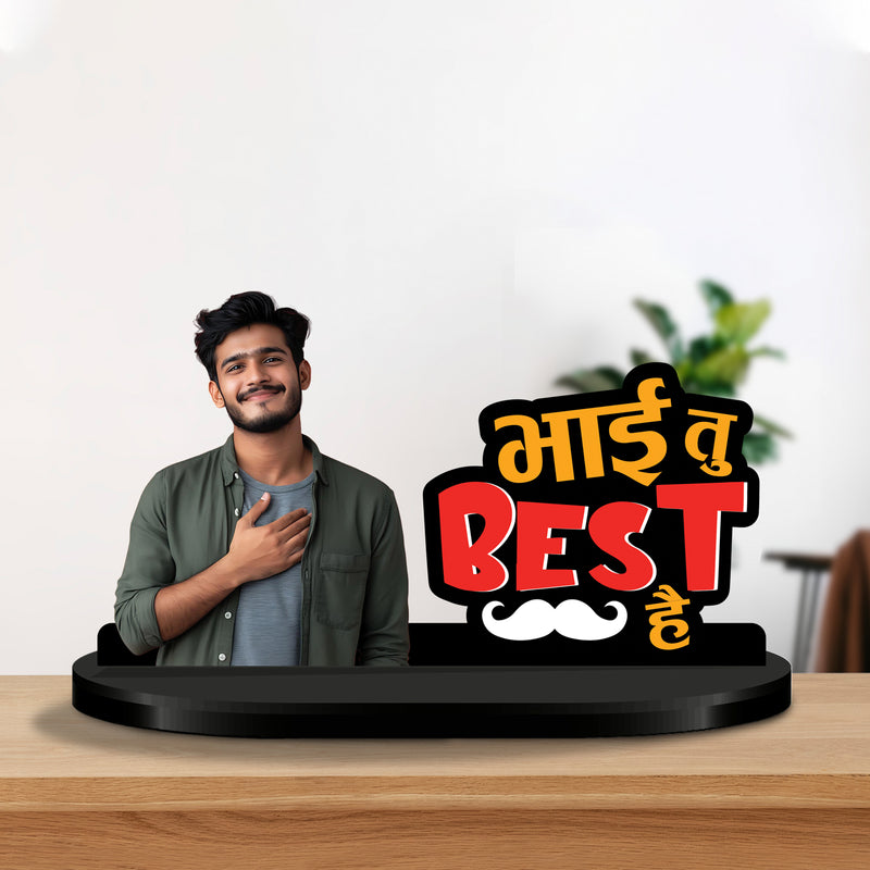 “Bhai Tu Best Hai” Caricature Standee