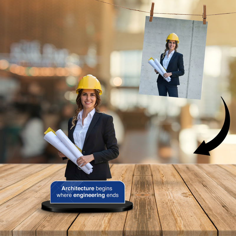 Personalized Architect Caricature Standee