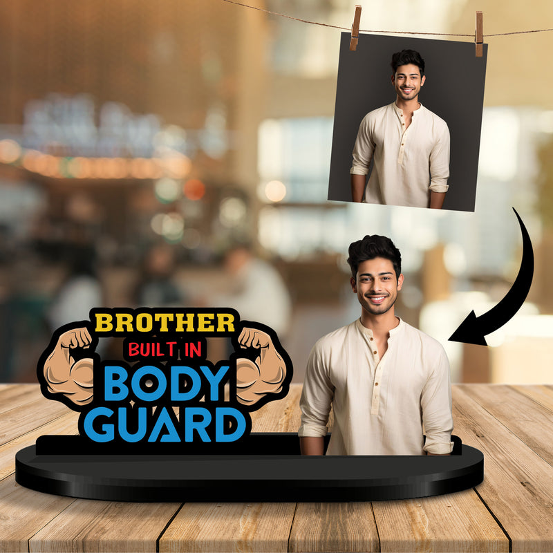 "Brother: Built-In Bodyguard” Caricature Standee