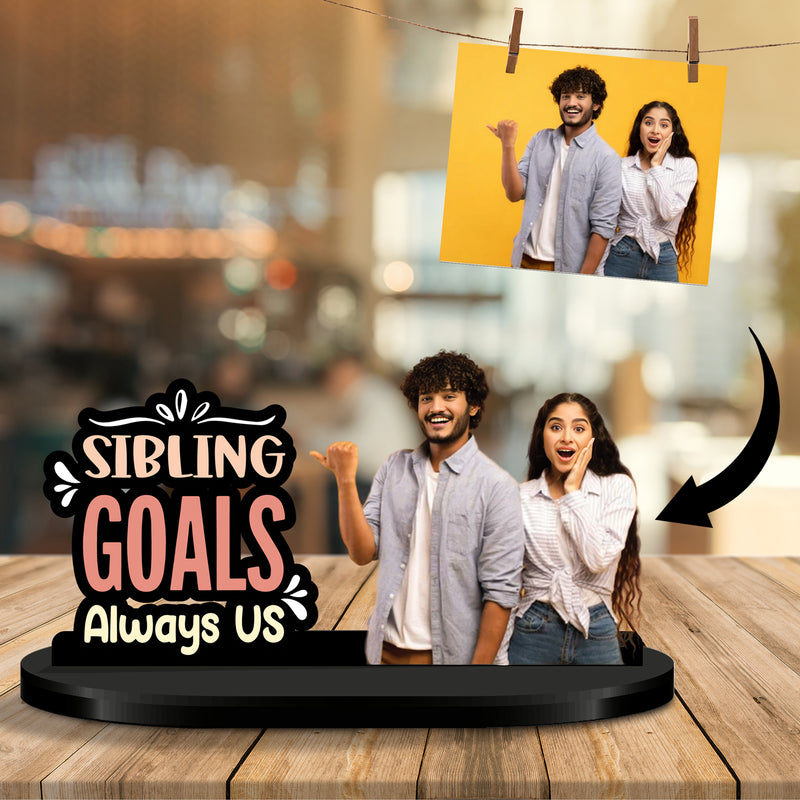 “Sibling Goals” Caricature Standee