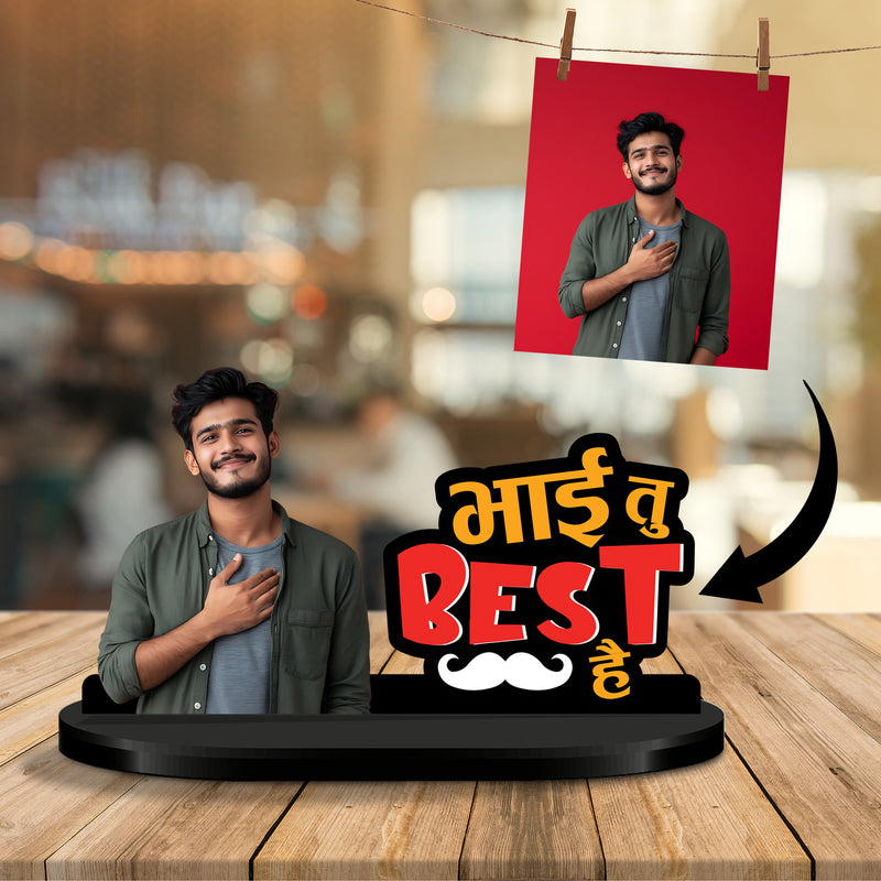 “Bhai Tu Best Hai” Caricature Standee