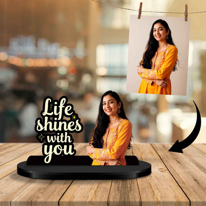 Life Shines With You Personalized Caricature