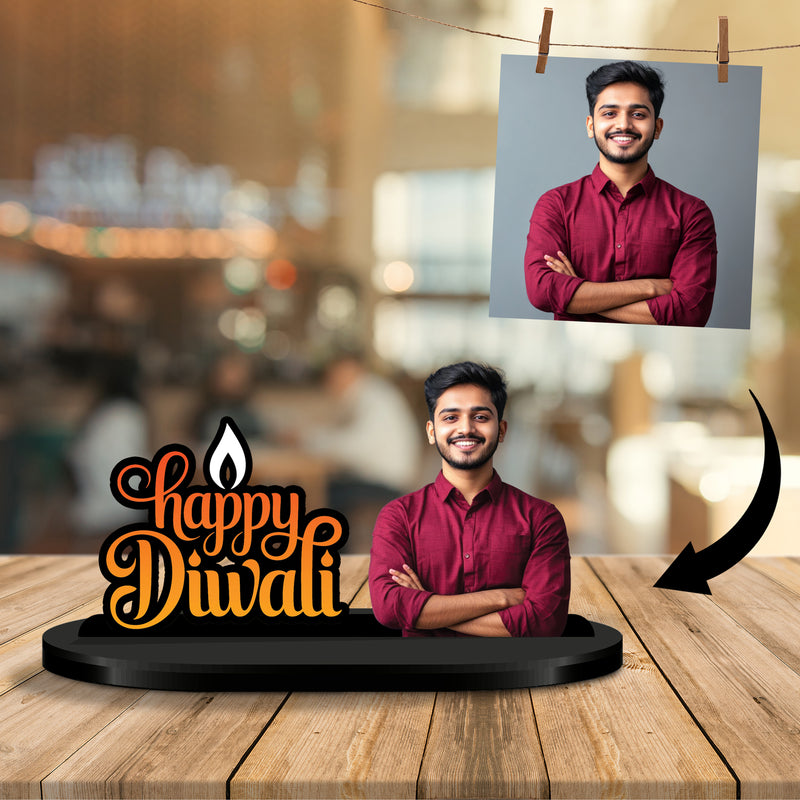 Personalized Happy Diwali Caricature Standee