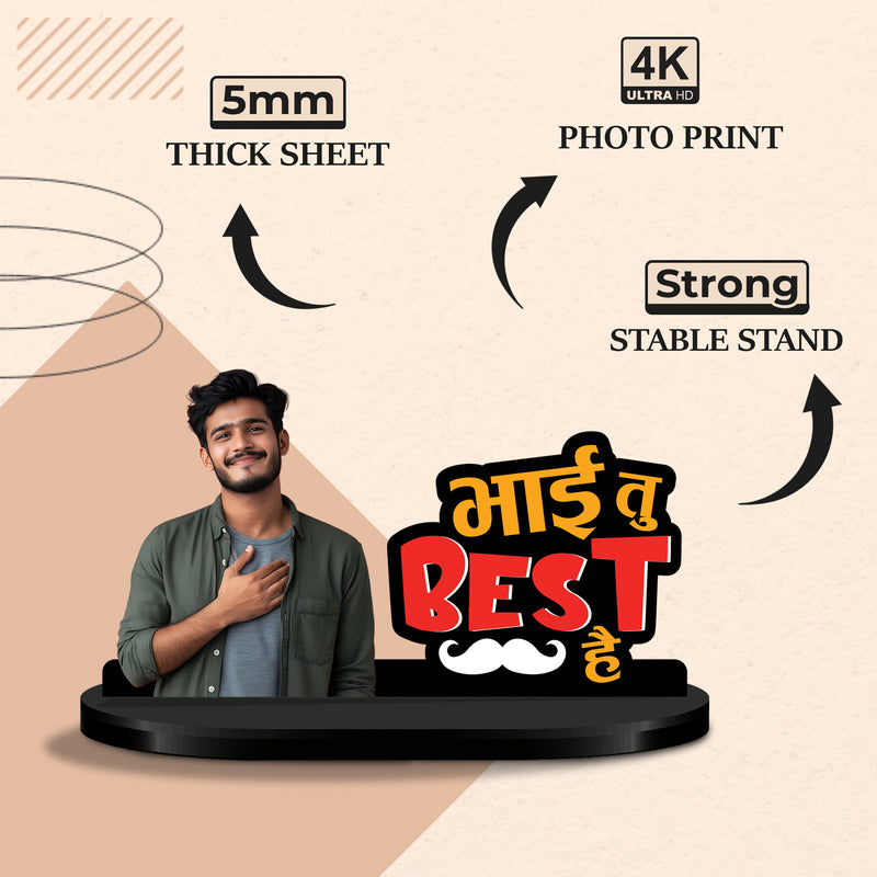 “Bhai Tu Best Hai” Caricature Standee