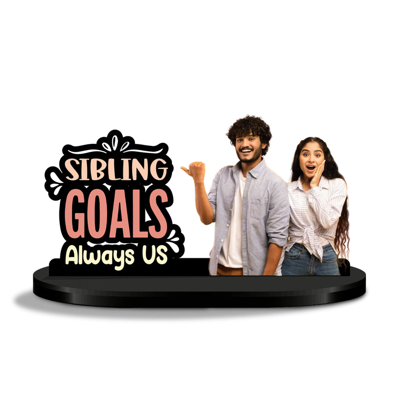 “Sibling Goals” Caricature Standee