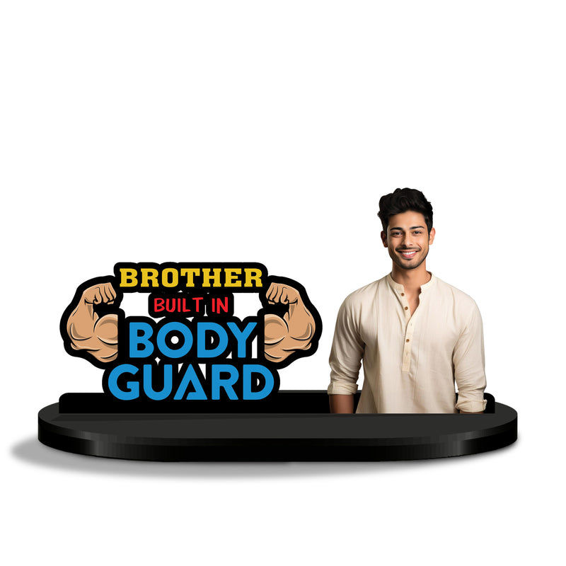 "Brother: Built-In Bodyguard” Caricature Standee