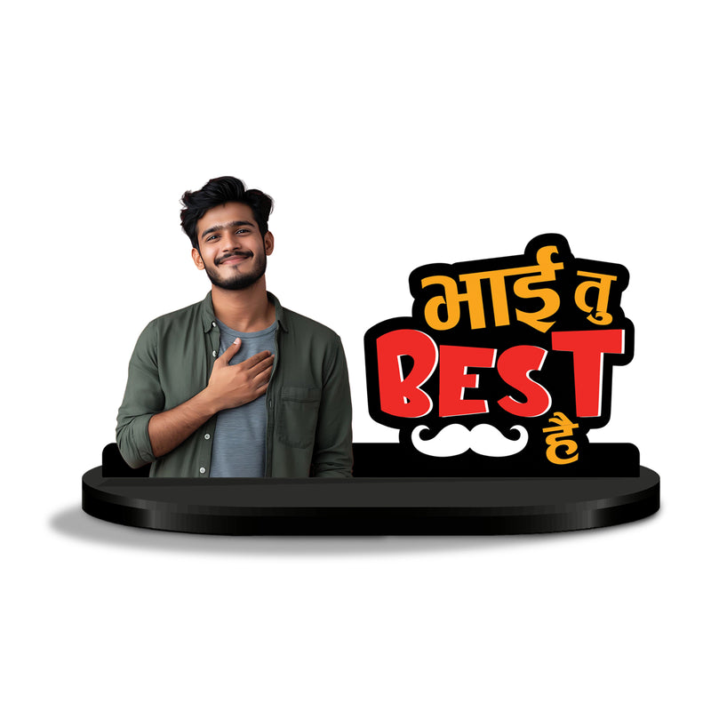 “Bhai Tu Best Hai” Caricature Standee