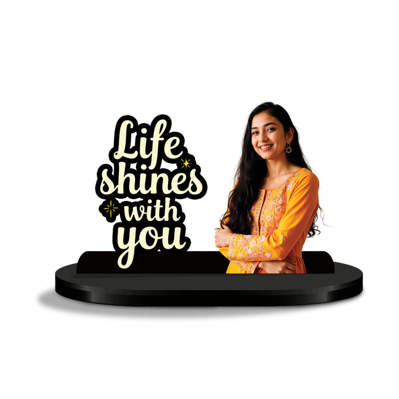 Life Shines With You Personalized Caricature