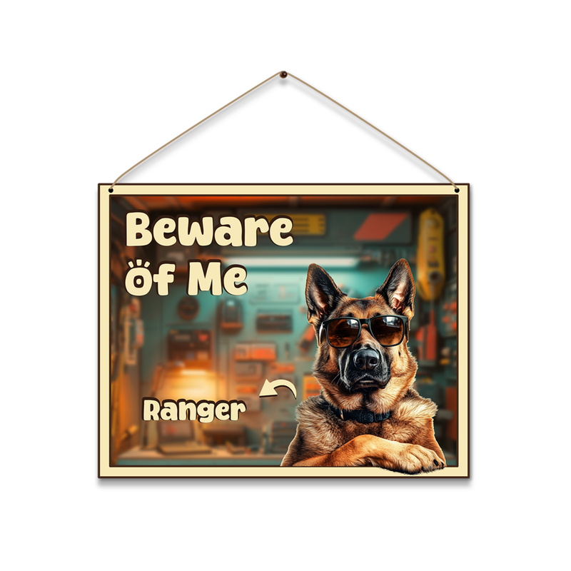 Beware of Me – Personalized Pet Warning Board