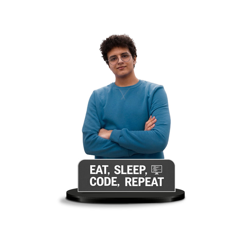 Personalized Coder Caricature Standee