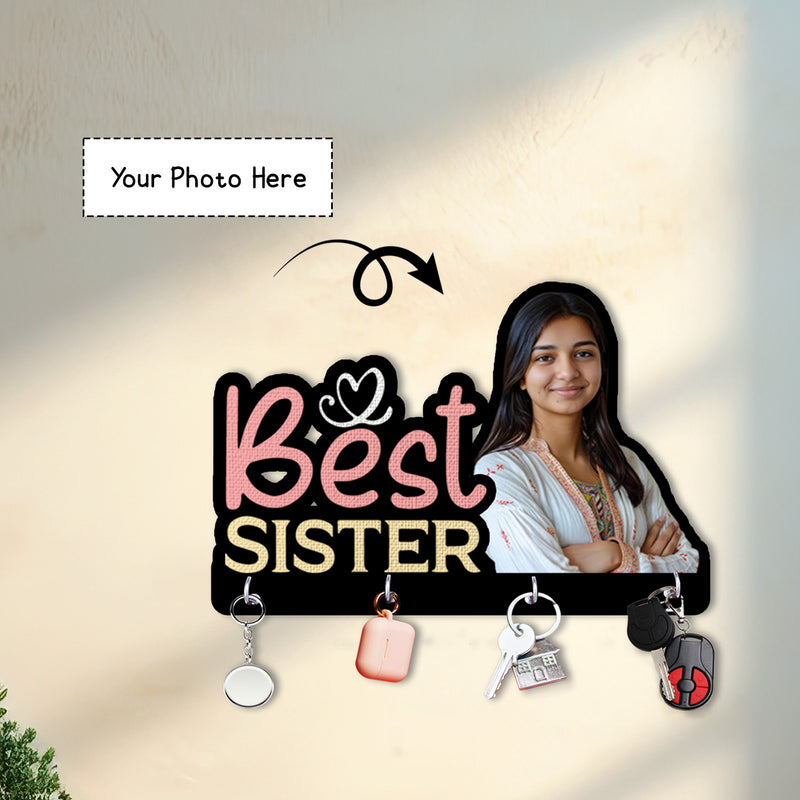 Customized Rakhi Special Keyholder – Best Sister Edition