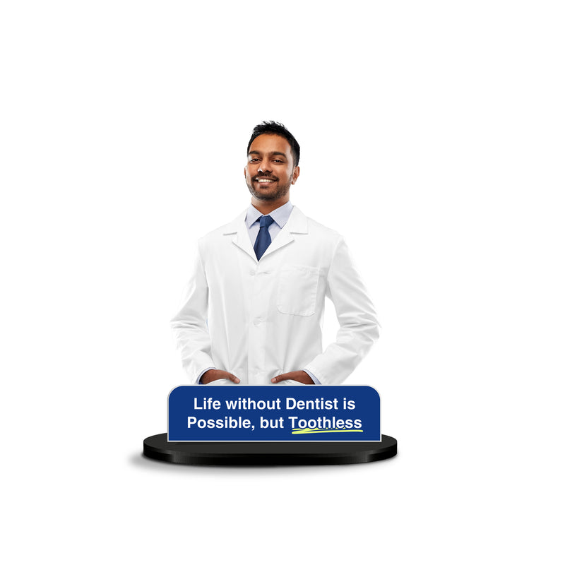 Personalized Dentist Caricature Standee