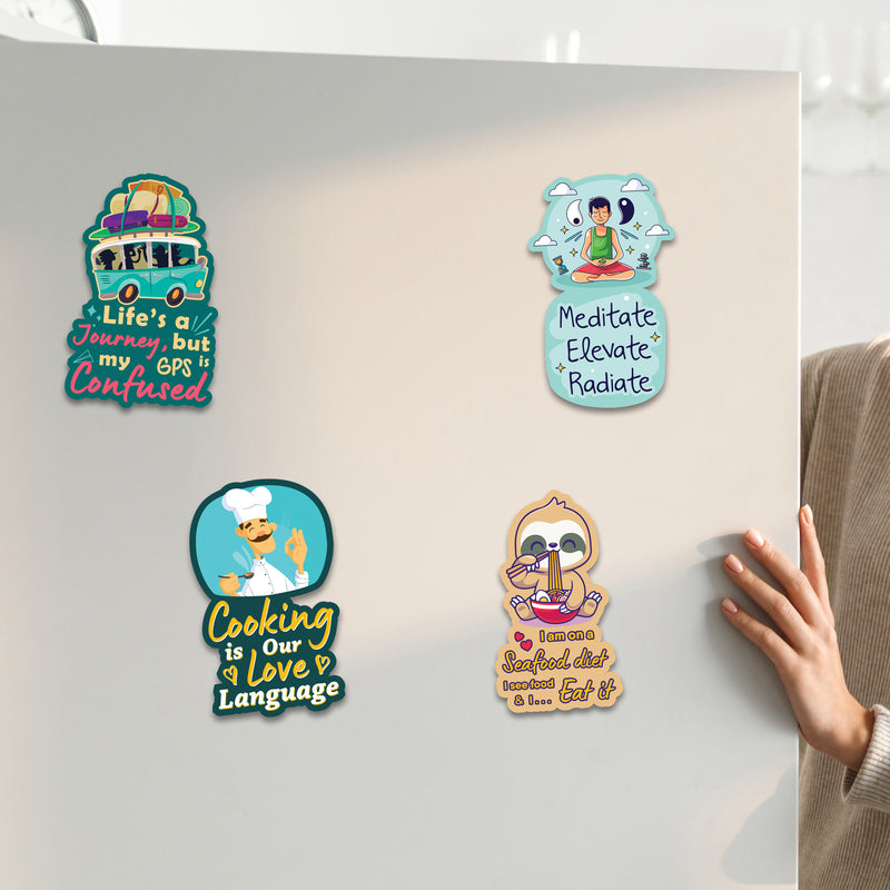 Cooking Is Our Love Language Fridge Magnet