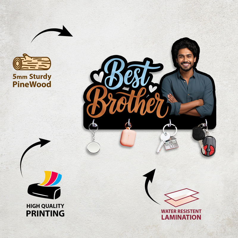 Customized Rakhi Special Keyholder – Best Brother Edition