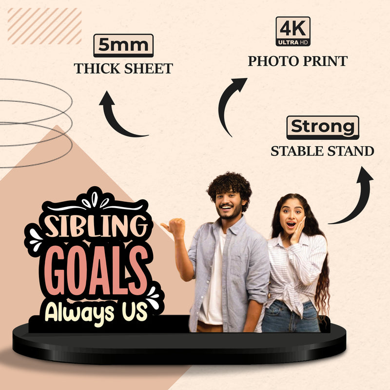 “Sibling Goals” Caricature Standee