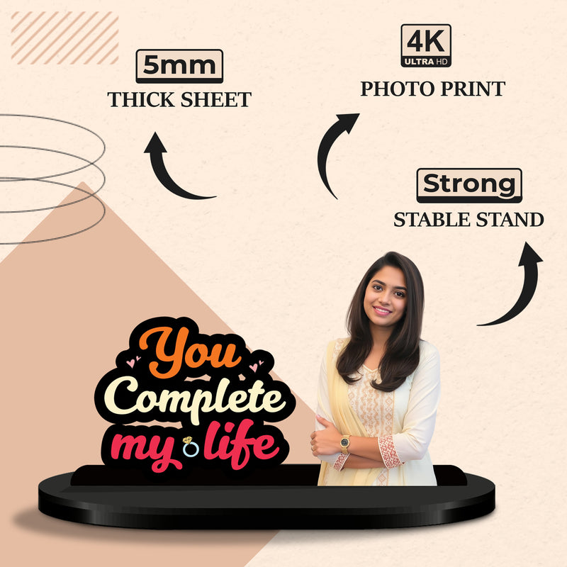 You Complete My Life Personalized Caricature