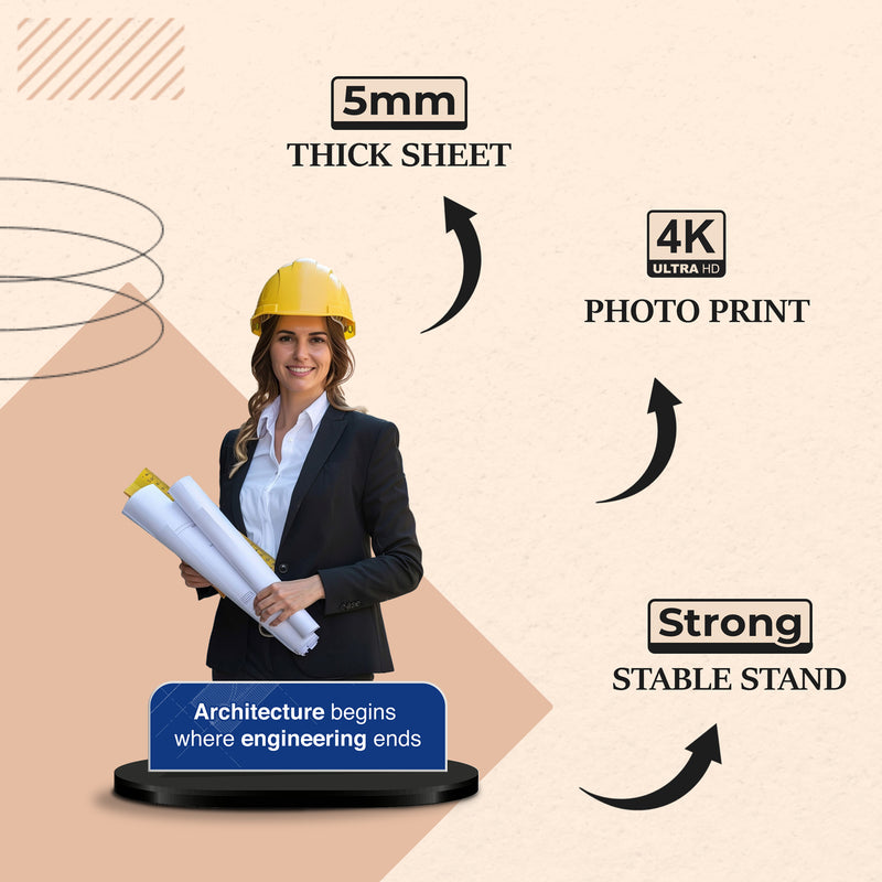 Personalized Architect Caricature Standee