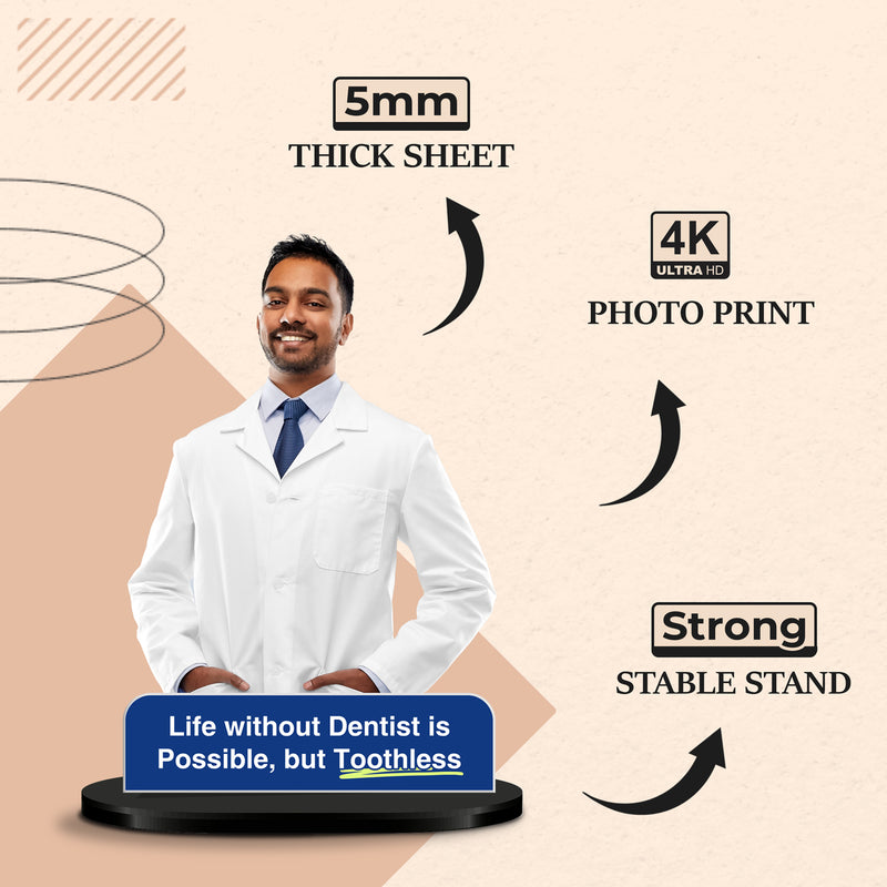 Personalized Dentist Caricature Standee