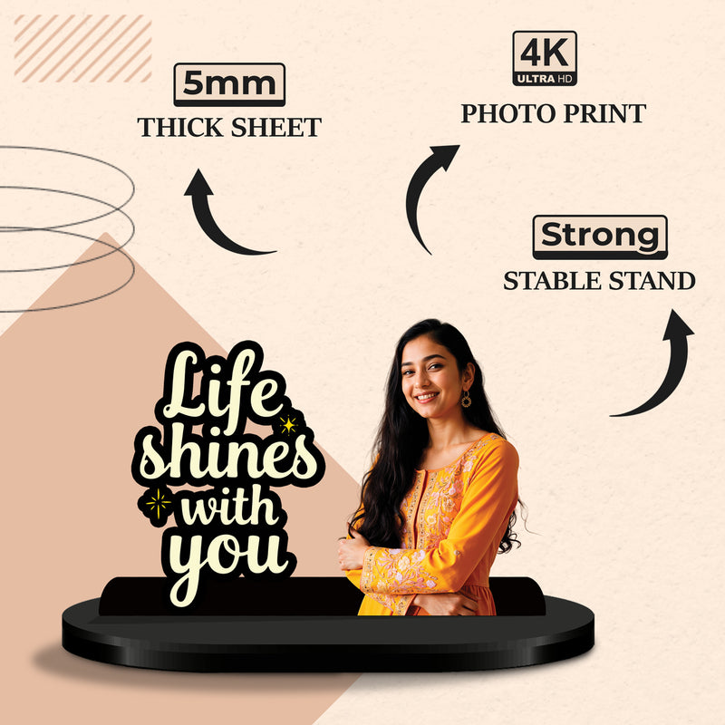 Life Shines With You Personalized Caricature
