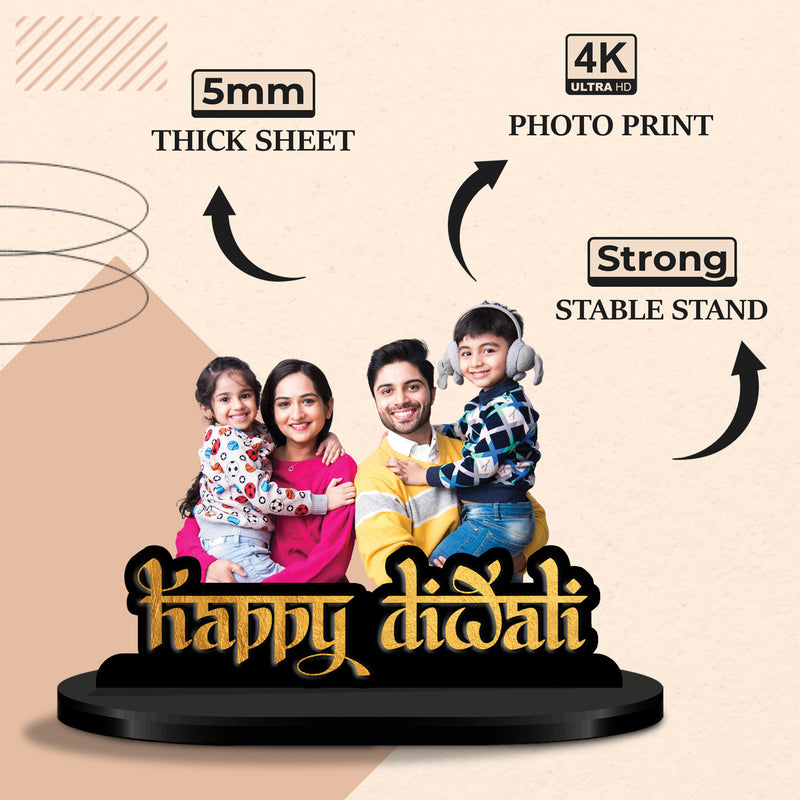 Personalized Happy Diwali Caricature – Family Edition