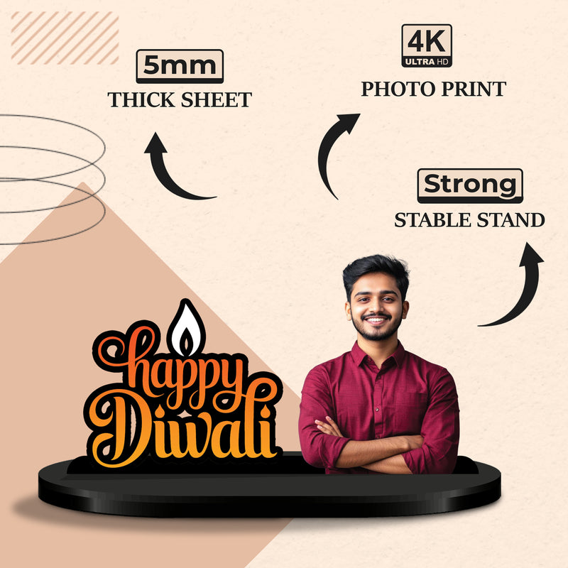 Personalized Happy Diwali Caricature Standee