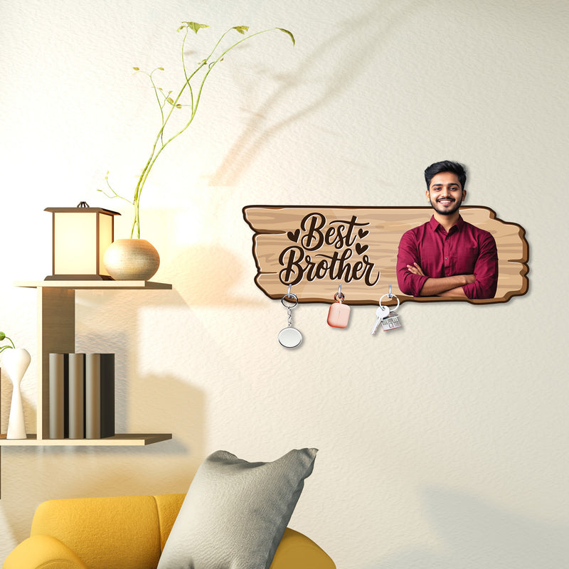 Personalized "Best Brother" 3D Key Holder