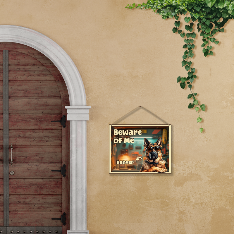 Beware of Me – Personalized Pet Warning Board