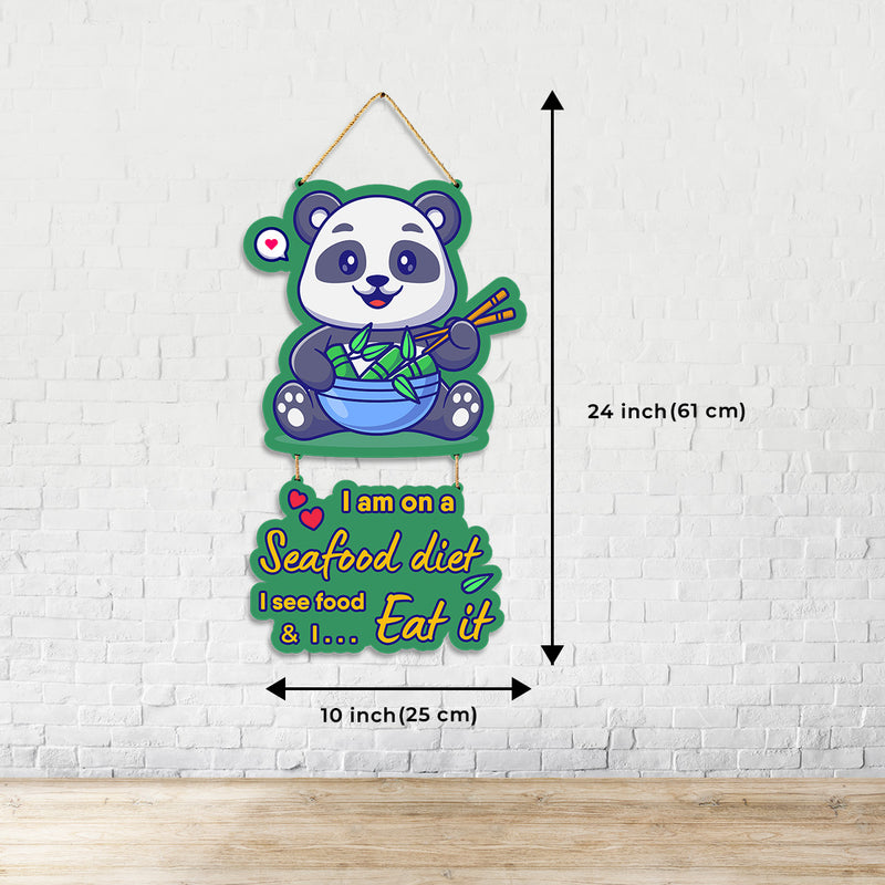 See Food Panda Wall Hanging