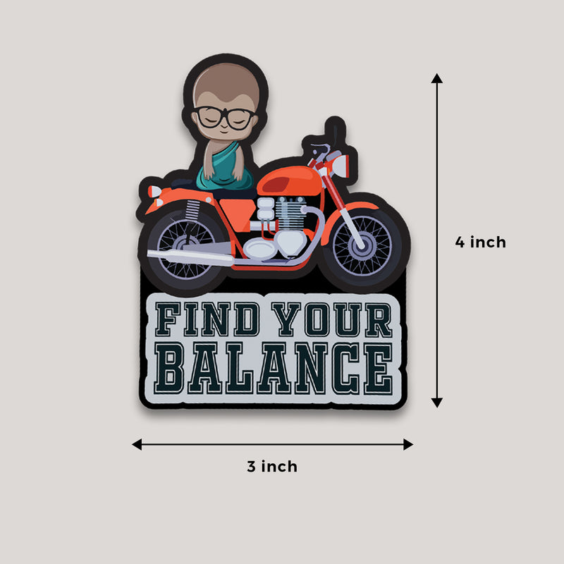 Find Your Balance Fridge Magnet