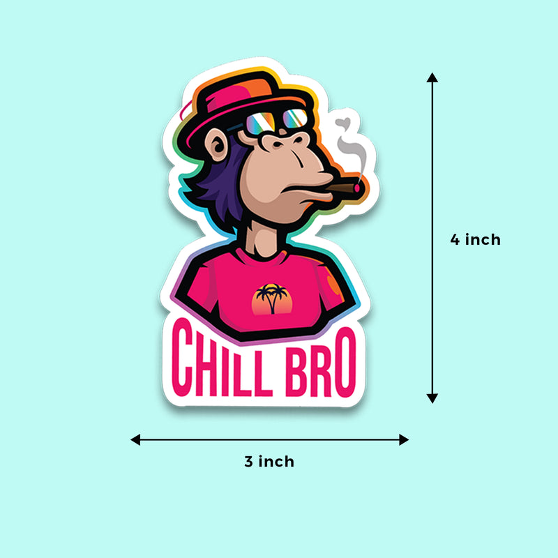 Chill Bro Fridge Magnet