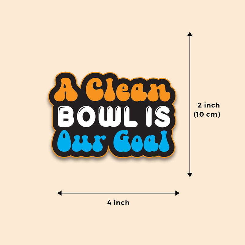 Clean Bowl Fridge Magnet