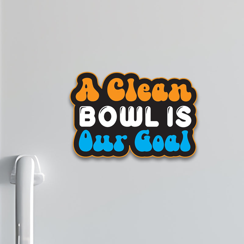 Clean Bowl Fridge Magnet