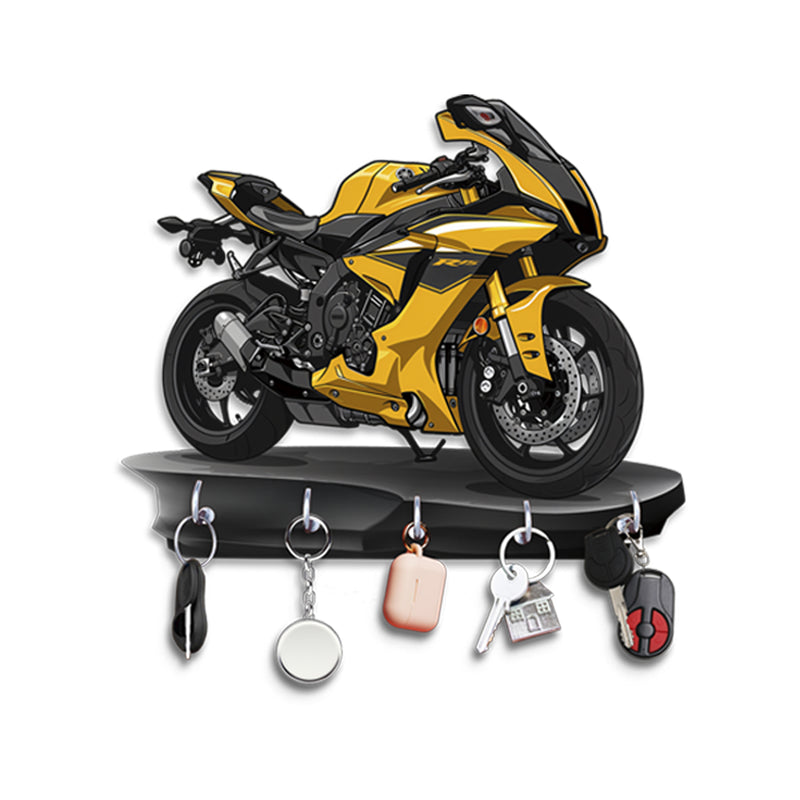 Yellow R15 Bike Keyholder